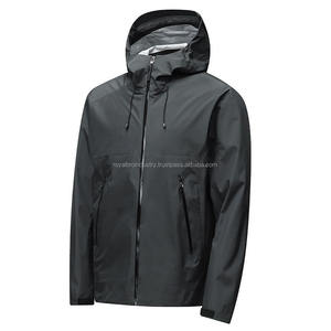 Veste coupe-vent en softshell tissé pour homme, col mandarin, fermeture éclair, grande taille, motif de dessin animé, décontractée, personnalisable - Product Image 3
