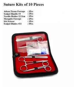 Práctica de sutura quirúrgica médica de calidad superior con heridas precortadas, almohadilla de sutura de 3 capas de silicona, Kit de sutura con instrumento médico - Product Image 3