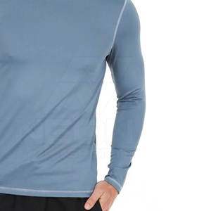 Nouveau style 2026 – T-shirt de compression pour homme en Spandex/Polyester, coupe ample, imprimé, léger, service OEM - Product Image 6