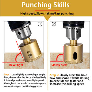 Sierra perforadora <span class=keywords><strong>Coronas</strong></span> de diamante Brocas de núcleo Cortador de agujeros de diamante <span class=keywords><strong>para</strong></span> asfalto Hormigón Mármol Granito <span class=keywords><strong>Ladrillo</strong></span> - Product Image 6