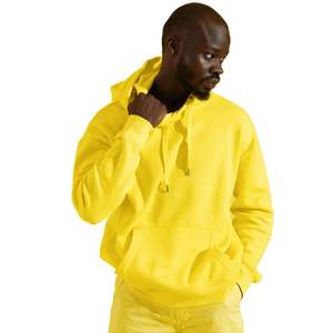 Sweatshirts pull personnalisables lourds Polyester/coton teint uni pour la commande en gros d'hiver - Product Image 4