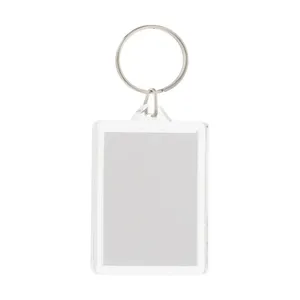 Llavero de acrílico personalizado con fob impreso para merchandising y mosquetones promocionales - Product Image 3