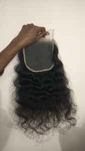 Cabello Humano Virgen Remy Indio de Lujo, Sin Procesar, de Primera Calidad, con Doble Trama a Máquina, Precio de Fábrica, Ondulado Natural, 5x5 6x6 - Product Image 5