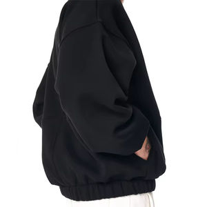 Sweat à col rond vintage surdimensionné pour hommes | Pull Streetwear brodé avec logo personnalisé sur ZOHAN CREATIONS - Product Image 3