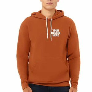 80% Algodón 20% Poliéster Bella + Lona Unisex Sudadera con capucha de manga larga - Product Image 2