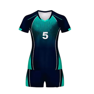 Service OEM, ensembles d'uniformes de volley-ball unisexes 100% polyester, best-seller, séchage rapide, qualité supérieure, couleurs personnalisées, logo, MOQ 25 ensembles - Product Image 1