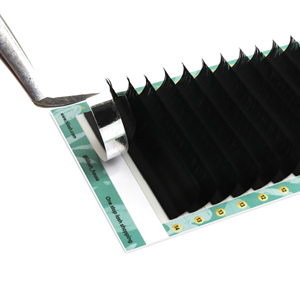 Cils en cachemire moelleux sans plis, soyeux, noir mat, sans nœuds, produits individuels pour cils, vente en gros, pelage 0,03 0,05 0,07 - Product Image 2