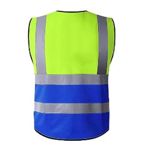 Personalizable alta visibilidad naranja amarillo poliéster reflectante seguridad Puffer chaleco invierno cremallera cierre OEM servicio Formal - Product Image 6