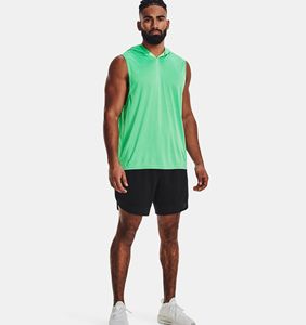 <b>Sleeveless</b> tank Top <b>Men's</b> Casual <b>Hoodie</b> T-shirt Solid Color <b>Hoodie</b> Lace-up T-shirt Hip Hop <b>Men's</b> Sweatshirt <b>Men's</b> Gym Vests - Product Image 5