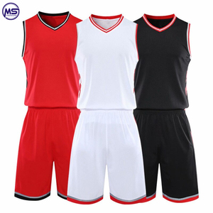 Uniformes de basket-ball à séchage rapide entièrement par sublimation maillot et short réversibles grande taille respirants et confortables - Product Image 5