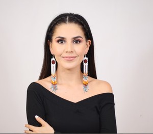 Luxury Quality <b>Emerald</b> Green Beaded Tassel Earrings - Product Image 1