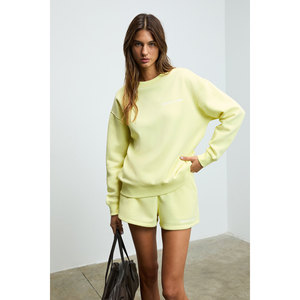Sudadera Extra Grande con Cuello Redondo y Bordado de Algodón Orgánico para Mujer GRIMELANGE Jennifer - Product Image 2