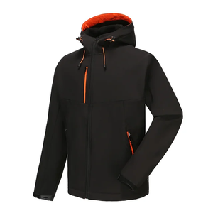 Vêtements d'extérieur de printemps, vestes imperméables pour hommes, veste coupe-vent à capuche respirante personnalisée - Product Image 1