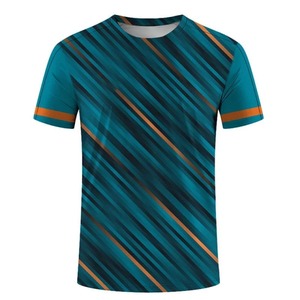 Camiseta de cuello redondo para hombre, máquina de impresión por sublimación de poliéster personalizada 170 Gsm, colección de camisetas para hombre - Product Image 4