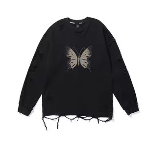 Sudadera personalizada Vintage de peso pesado para hombre, sudadera unisex de algodón polar lavado ácido, sudaderas personalizadas de gran tamaño para hombre - Product Image 3