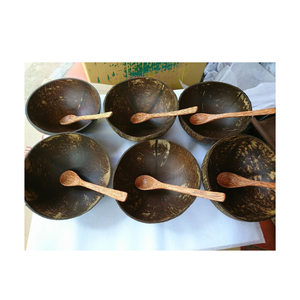 Cuenco de cáscara de coco simple y elegante Ideal para desayuno de batidos de vida verde o decoración minimalista - Product Image 5