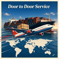 Service de fret maritime LCL FCL porte-à-porte pour les marchandises en vrac de l'e-commerce