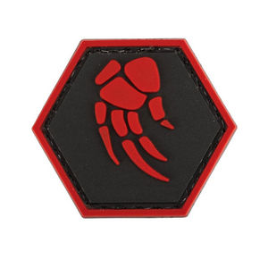 Porte-clés en caoutchouc PVC de qualité supérieure, logo personnalisé, patchs en caoutchouc PVC 3D doux, cœur, fleur, à coudre - Product Image 4