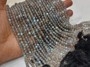 Piedra Preciosa de Labradorita Natural de Alta Calidad, Cuentas Lisas de 5 mm, Se Venden por Hilo de 8 Pulgadas de Largo para la Fabricación de Joyas EMINENT JEWEL - Product Image 5