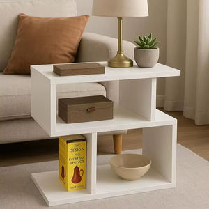 โต๊ะข้างทำจากไม้พรีเมี่ยมคุณภาพดีเหมาะสำหรับอพาร์ทเมนต์สำนักงานโรงแรมและห้องรับรองที่มีสไตล์ - Product Image 1