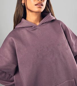 Nouveau Sweat à Capuche Long Tricoté pour Femme de Haute Qualité, Tendance Hiver, Teinture Tie-Dye, Logo Brodé sur le Devant, Personnalisé, Respirant, Confortable et Élégant - Product Image 3