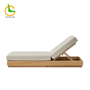 Chaises longues <span class=keywords><strong>de</strong></span> luxe pour <span class=keywords><strong>terrasse</strong></span>, jardin, piscine, plage, hôtel, jardin, piscine, chaises longues en bois - Product Image 4