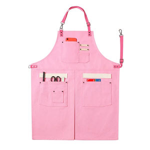 Tablier de chef avec poches imperméable à l'eau Tablier de cuisine pour l'école Peinture de pâtisserie Logo personnalisé de haute qualité - Product Image 5