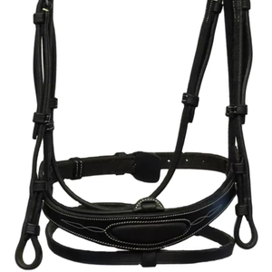 Nouvelle bride de cheval anglaise en cuir pur de qualité supérieure Bride la meilleure vente élégante et durable pour l'entraînement d'équitation et l'utilisation du spectacle - Product Image 1