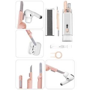 Set di pulizia per tastiera multifunzione per Computer 7 in 1 Set per la pulizia delle cuffie