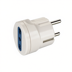 Adaptador de Enchufe Eléctrico Blanco PP0451R, Estándar Italiano, Bidireccional 2P+T 10/16A, Categoría 1, Otros Conectores - Product Image 3