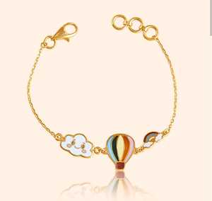 กำไลข้อมือและกำไลเทนนิสสแตนเลสสตีลชุบทองรูปผีเสื้อประดับเพชรซิรคอนสไตล์นีโอโกธิคสำหรับผู้หญิง เหมาะสำหรับงานแต่งงานและงานเฉลิมฉลอง - Product Image 1