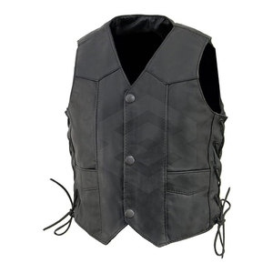 Chaleco de Motocicleta de Cuero Personalizado, Chaleco de Motociclista de Cuero en Venta 2026 - Product Image 6