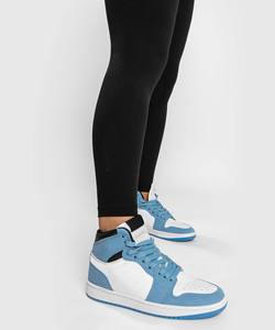 2025 femmes taille moyenne Yoga Leggings avec imprimé léopard Satin tissu respirant Logo personnalisé poches pour la salle de sport - Product Image 6