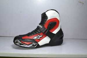 Zapatos de moto de cuero genuino Moda clásica Grapa Durabilidad Timeless Elegante Biker Racer Motoshoe Cómodos zapatos de montar - Product Image 6