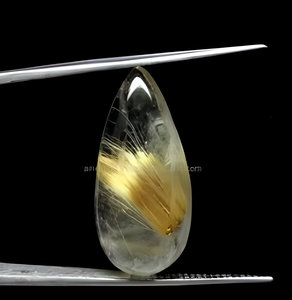 Tuyệt đẹp Vàng <span class=keywords><strong>rutile</strong></span> Loose Cabochon đá mịn đánh bóng vàng <span class=keywords><strong>rutile</strong></span> đá quý làm đá quý cho người mua khuyến nghị - Product Image 6