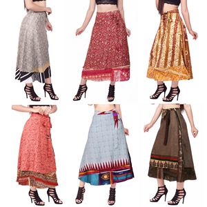 Jupe de sari vintage indienne en gros - Product Image 4
