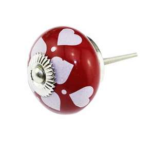 Tiradores de perilla de cerámica pintados a mano para cajones, cocina, hogar, oficina y dormitorio disponibles en otros patrones de color - Product Image 6