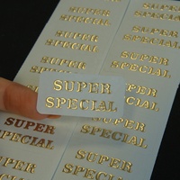 Autocollants personnalisés avec logo en feuille d'or gaufrée, étiquettes en papier, autocollants adhésifs pour emballages, autocollants pour boîtes cadeaux, enveloppes