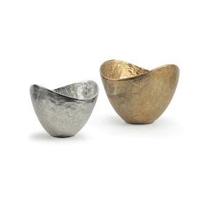 ชามโลหะทรงกลมสองสีสำหรับตกแต่งงานแต่งงานชามโลหะสไตล์อินเดีย - Product Image 1