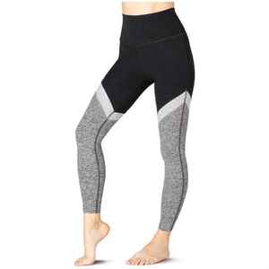 Pantalon de yoga de gymnastique coupe ajustée de haute qualité pour femmes Legging couleur unie taille haute deux tons Sublimation Leggings de yoga pour femmes - Product Image 3