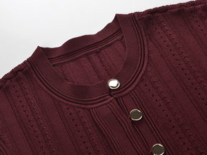 100% algodón de alta calidad para mujer, cuello Halter y cintura elástica, conjunto de faldas de 2 piezas, falda transpirable, conjunto de longitud corta - Product Image 4