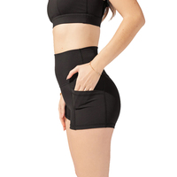 Shorts Deportivos de Cintura Alta para Mujer, Sin Costuras, Transpirables, Ecológicos, de Tela Suave, Ajuste Delgado, en Oferta