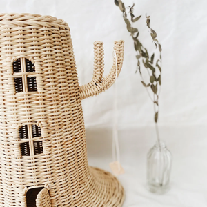 Casa de árbol natural tejida a mano al mejor precio, perfecta para su pequeña habitación de decoración y juegos - Product Image 4