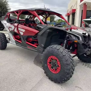 2024 CAN-AM Maverick X3 MAX X rs Turbo RR Industrial DIY OEM con Smart-Shox Rojo Fuego y Plateado Hiper - Product Image 1
