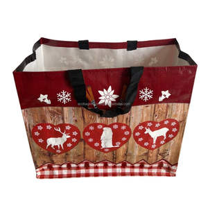 Sac d'épicerie réutilisable personnalisé de haute qualité matériau tissé en PP écologique fabriqué au Vietnam - Product Image 2