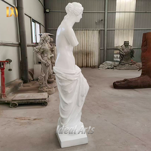 Idéal Arts Décoration Moderne Fibre de Verre Blanc <span class=keywords><strong>Vénus</strong></span> Statue Résine Déesse Sculpture pour la Maison - Product Image 2
