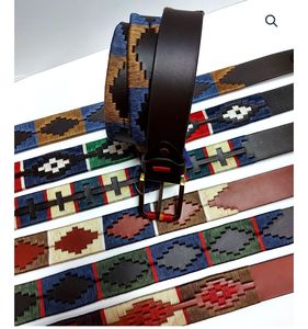 Ceintures de polo en cuir de haute qualité pour hommes Prix de gros Ceintures de polo en cuir pour hommes au dernier prix Ceinture de polo pour hommes en jean fabriquée à la main - Product Image 2