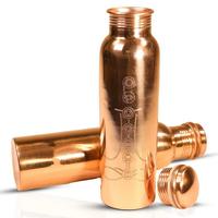 Bouteille en cuivre au design unique, de qualité supérieure, sans BPA, 1000 ml, isolation thermique pour le camping