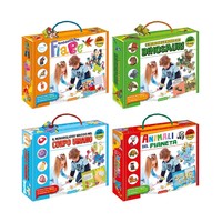 Libro de Actividades Educativas y Creativas Estilo Edicart, Modelo Italy Playbooks50-21, Encuadernado con Alambre, Papel Offset, Rompecabezas de Aprendizaje