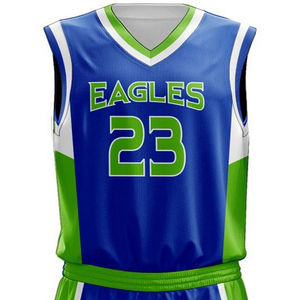 Maillots de basket-ball personnalisés pour hommes, tendance, nouveau design, respirants, séchage rapide, vêtements de sport sublimés, ensemble uniforme - Product Image 4